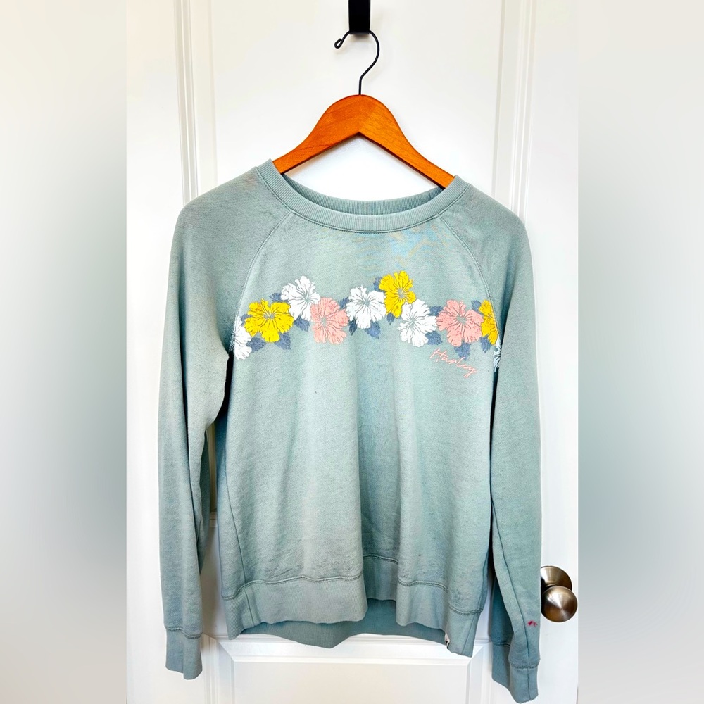 HURLEY Floral Graphic Light-weight Sweatshirt